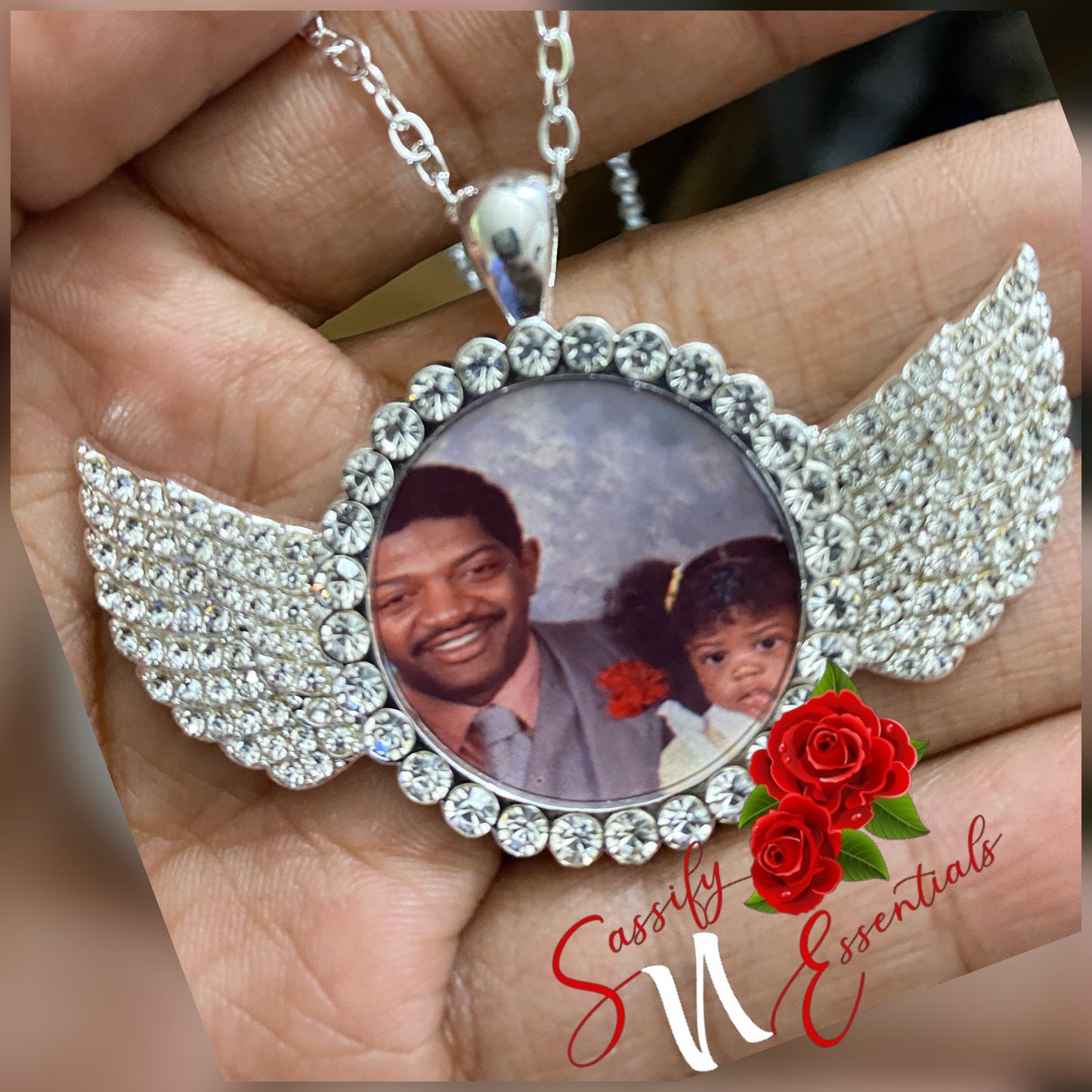 Wing Pendant Necklace (Small)
