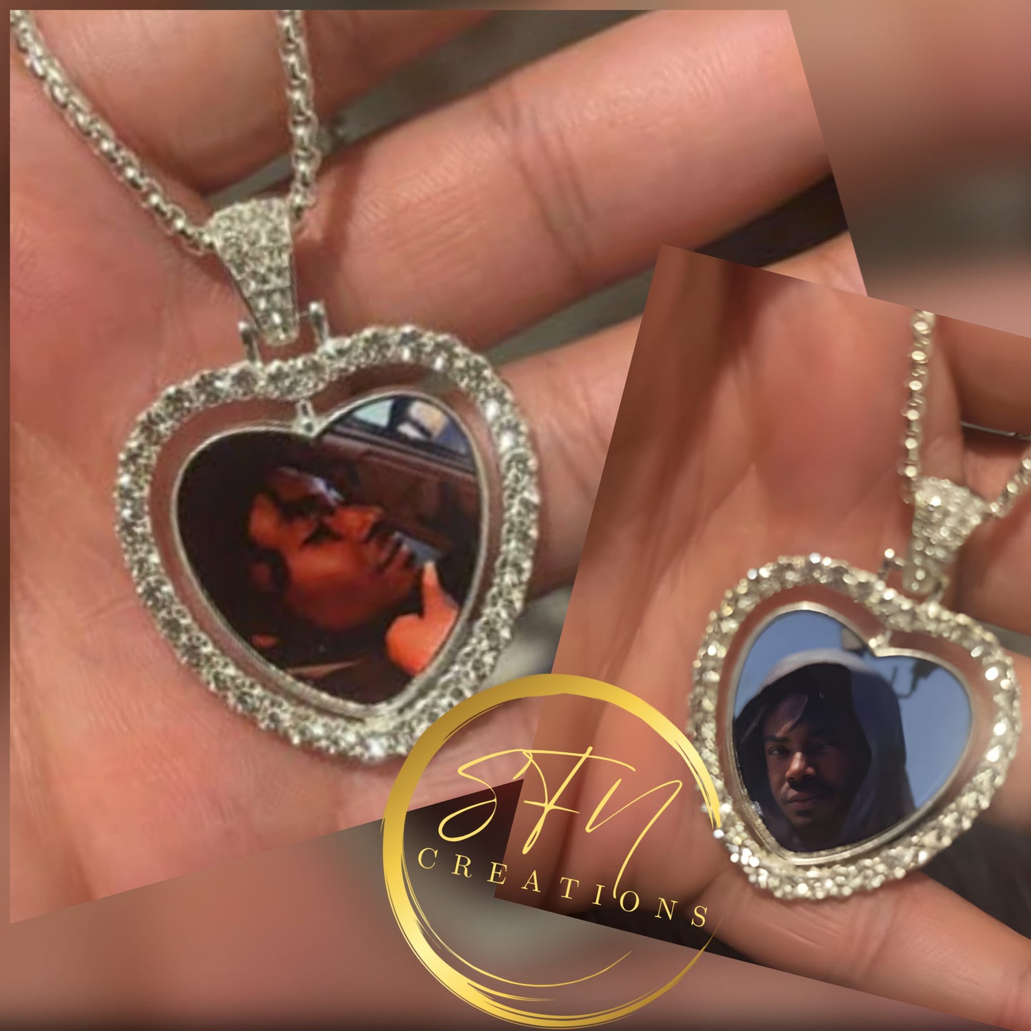 Heart Double Sided Necklace