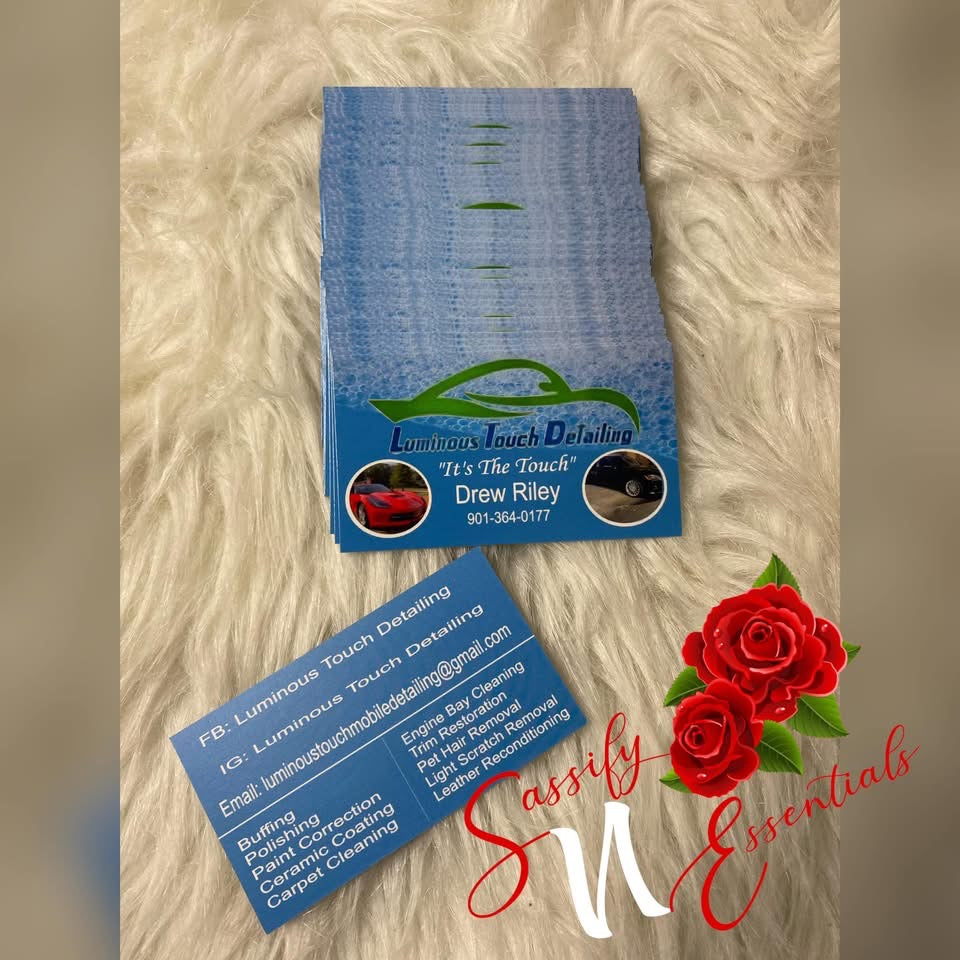 Custom Business Card Design (ONLY)